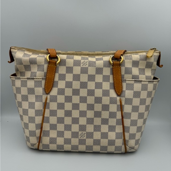 100% Authentic Louis Vuitton Damier Azur Totally PM Tote Bag - Picture 1 of 15